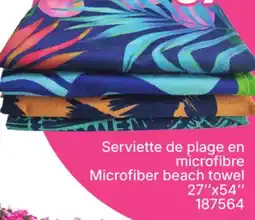 Rossy Microfiber beach towel offer