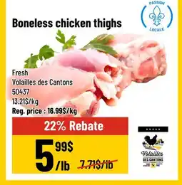 Mayrand Boneless chicken thighs offer