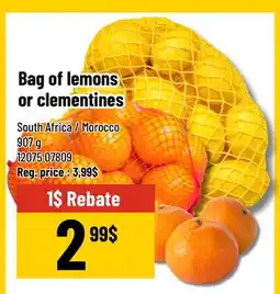 Mayrand Bag of lemons or clementines offer