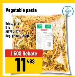 Mayrand Vegetable pasta offer