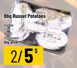 Mayrand BBQ russet potatoes offer