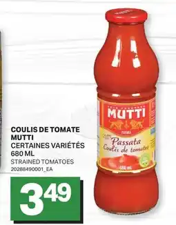L'Intermarché COULIS DE TOMATE | STRAINED TOMATOES offer