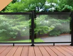 Canac Clear Glass Panel ONLY for Pillar Aluminum Railing offer