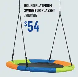 Canac Round Platform Swing for Playset offer