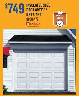Canac Insulated Shed Door Artic 12 offer