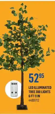 Canac Led Illuminated Tree 300 lights offer