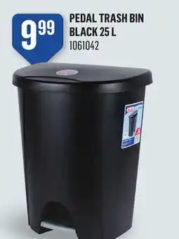 Canac Pedal Trash Bin Black offer