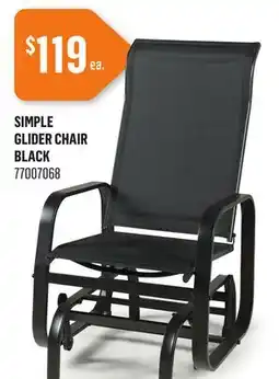 Canac Simple Glider Chair offer
