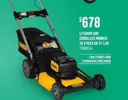 Canac Lithium-ion Cordless Mower 20V Max XR 211/2in offer