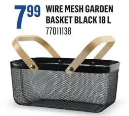 Canac Wire Mesh Garden Basket Black offer