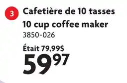 Home Hardware 10 cup coffee maker Small kitchen appliances offer