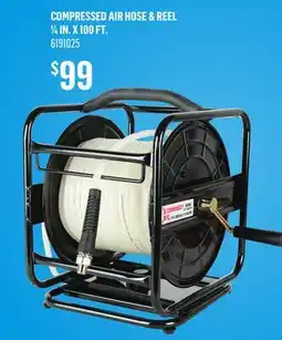 Canac Compressed Air Hose & Reel 1/4 in. x 100 ft offer