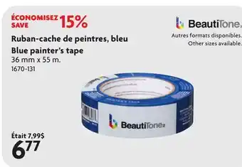 Home Hardware Blue painter's tape offer