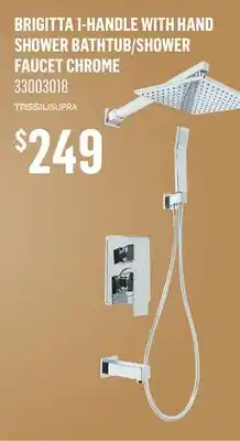 Canac Brigitta 1-Handle with Hand Shower Bathtub/Shower Faucet offer
