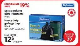 Home Hardware Heavy duty garbage bags Black offer