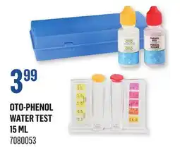 Canac Oto-Phenol Water Test 15ml offer