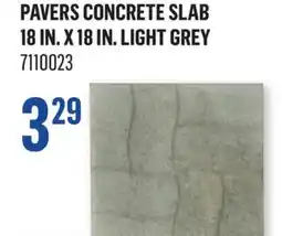 Canac Pavers Concrete Slab 18 in. X 18 in. Light Grey offer