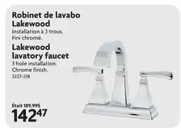 Home Hardware Lakewood lavatory faucet offer