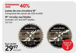 Home Hardware 10 circular saw blades offer