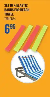 Canac Set of 4 Elastic Bands for Beach Towel offer