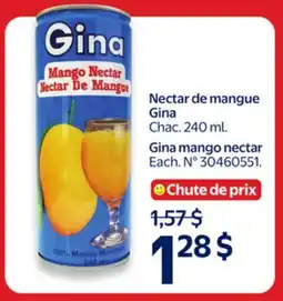 Walmart Gina mango nectar offer
