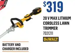 Canac 20 V Max Lithium Cordless Lawn Trimmer offer