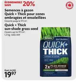 Home Hardware Quick + Thick sun-shade grass seed Covers offer