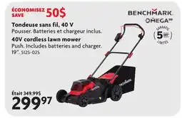 Home Hardware 40V cordless lawn mower offer