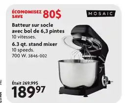 Home Hardware Mosaic 6.3 qt. stand mixer offer