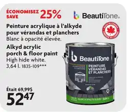 Home Hardware Alkyd acrylic porch & floor paint offer