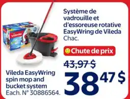 Walmart Vileda EasyWring spin mop and bucket system offer