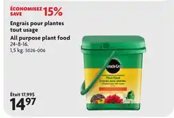 Home Hardware All purpose plant food offer