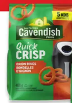 Walmart Cavendish Farms premium frozen fries or onions rings offer