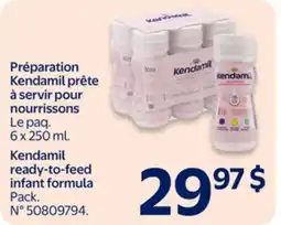 Walmart Kendamil ready-to-feed infant formula Pack offer