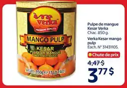 Walmart Verka Kesar mango pulp offer