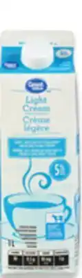 Walmart Great Value cream offer