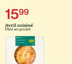 Avril Pâté au poulet offer