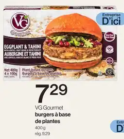 Avril burgers à base de plantes offer