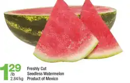 Highland Farms Freshly cut seedless watermelon offer