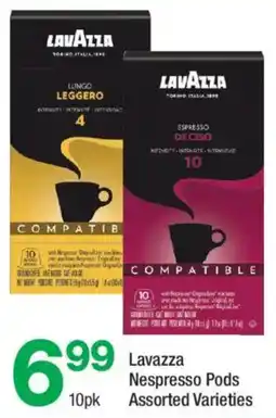 Highland Farms Lavazza Nespresso Pods Assorted Varieties offer