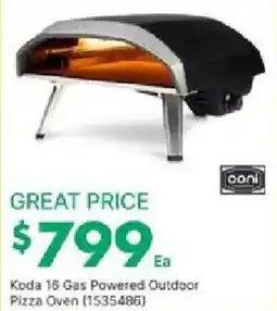Kent Koda 16 Gas Powered Outdoor Pizza Oven offer