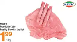 Highland Farms Mastro Prosciutto Cotto Freshly Sliced at the Deli offer