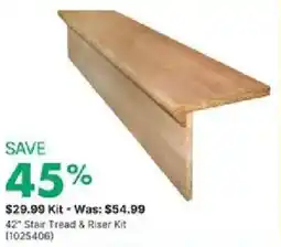 Kent Stair Tread & Riser Kit offer