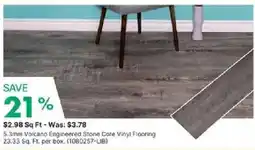 Kent 5.3mm Volcano Engineered Stone Core Vinyl Flooring offer