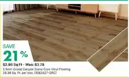 Kent 5.5mm Grand Canyon Stone Core Vinyl Flooring offer