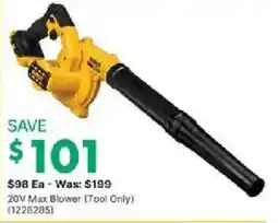 Kent 20V Max Blower Tool Only offer
