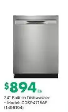 Kent Frigidaire 24" Built-In Dishwasher offer