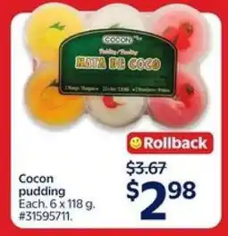 Walmart Cocon pudding offer