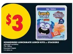 No Frills SCHNEIDERS LUNCHMATE LUNCH KITS or STACKERS offer
