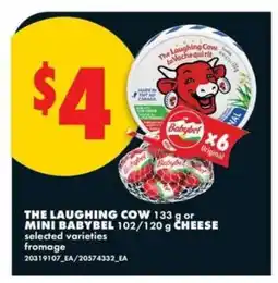 No Frills THE LAUGHING COW or MINI BABYBEL CHEESE offer